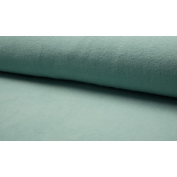 Katoen fleece dusty mint