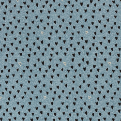 Swafing sweet bears hart blauw