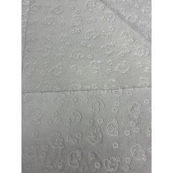 Fleece wit met olifantjes