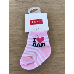 Sokjes meisje I love dad